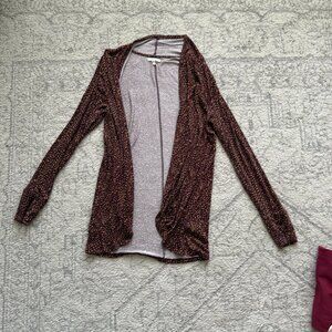 Maurices Size Small Polka Dot Cardigan
